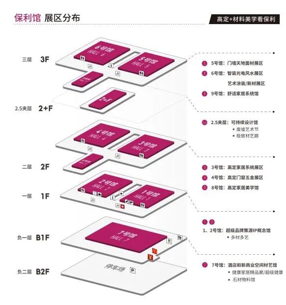 展馆分布-2025广州设计周定档#12月5-8日，保利馆「高定门窗五金展区」